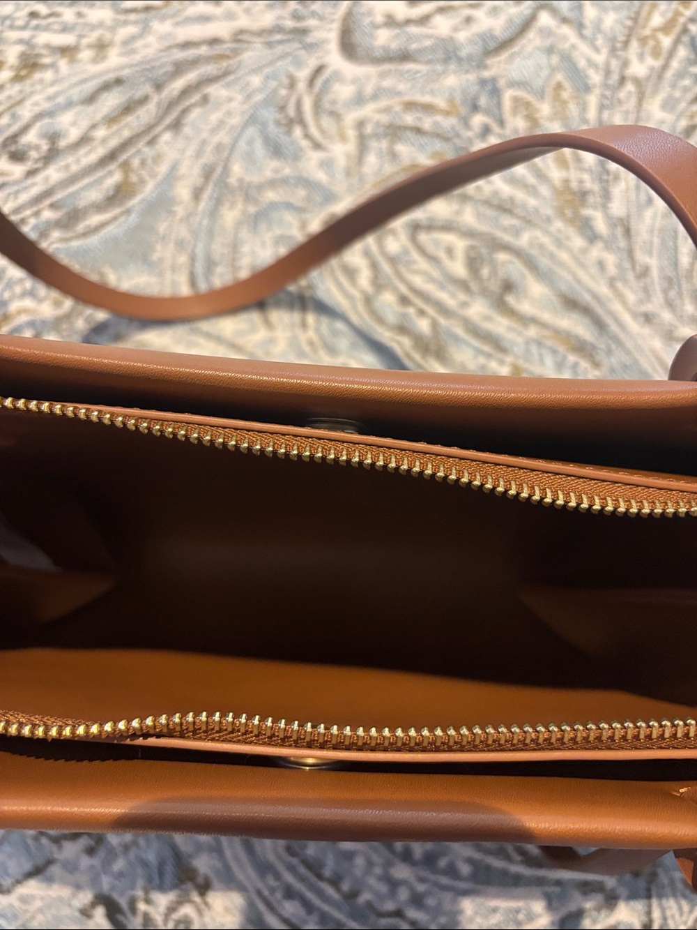 Charles & Keith Cognac Brown Geometric bag - Picture 5 of 8